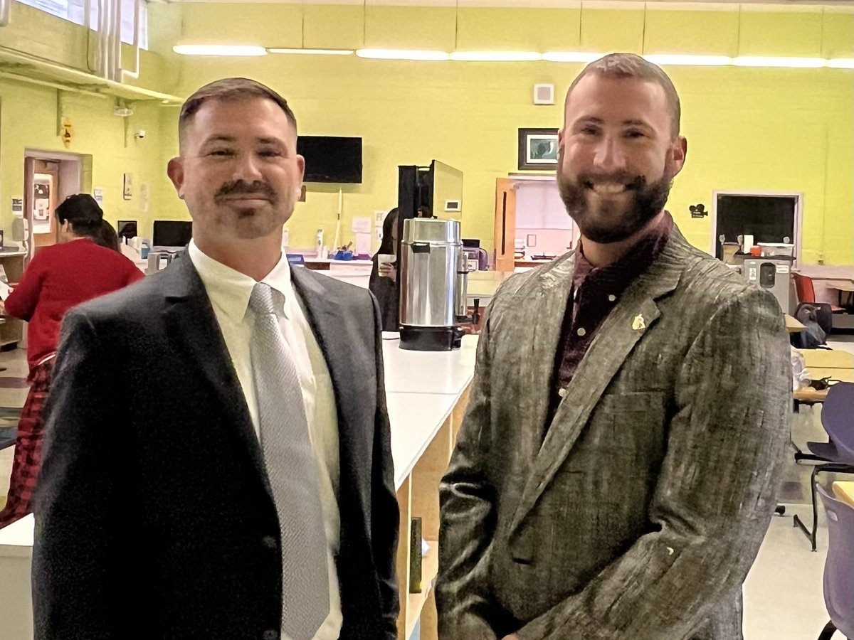 DrPatrickGreene's tweet photo. Congratulations to John Lassiter of Hertford Grammar School in Perquimans County on his announcement as the Northeast Regional Principal of the Year! #NCTOYPOY https://t.co/cKBQm3dxvO