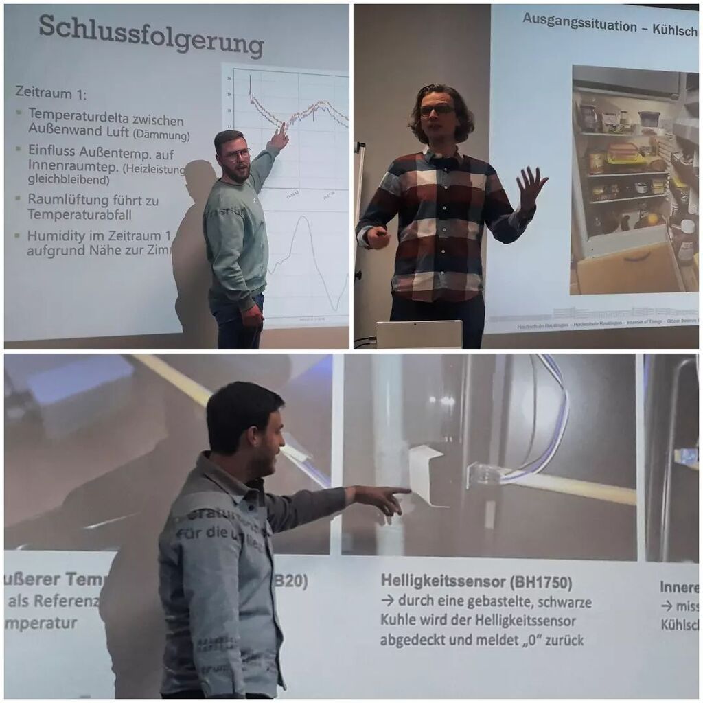 Today, students presented their results from the #IoT citizen science project. They used a DIY sensor system to quantify individual situations at home which are related to energy usage. Findings revealed a broad range of building properties making potent… instagr.am/p/CmZ02dEDRCg/