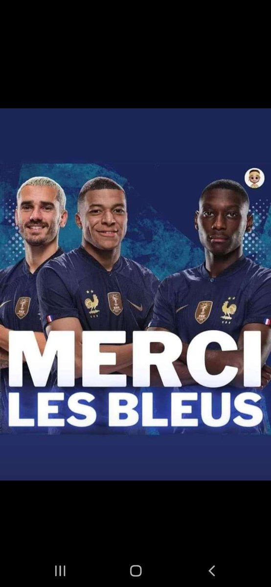 PJDU17400's tweet photo. Magnifique le reportage sur @TF1 sur @equipedefrance bravo les bleus et fières de vous pour moi la ⭐️⭐️⭐️ étoiles et dans le coeur des français 👏👏👏👏👏👏👏👏👏 https://t.co/ZKLXxkjd28