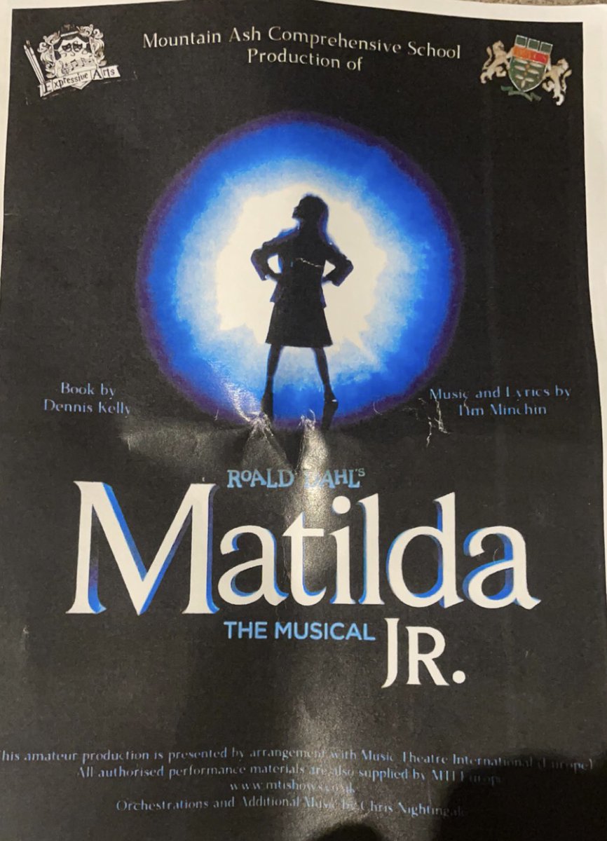 macs_missHughes's tweet photo. So proud of all our pupils that performed in tonight’s show Matilda. Each and every one of them was fantastic and so proud to see so many children on that stage and loving their time on there.The staff who was involved you should all be proud of yourselves @MacsDrama @Main_MACS https://t.co/Px0hP7iGqm