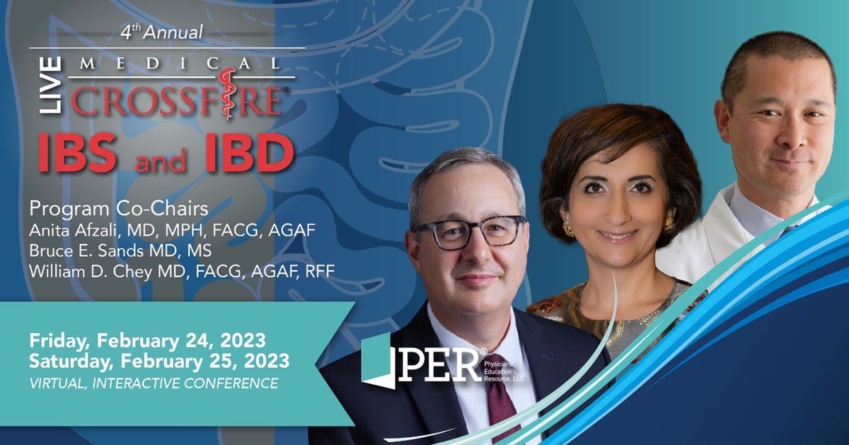 Join @umfoodoc @IBD_Afzali @bruce_sands1 as they present emerging groundbreaking treatments at the 4th Annual Live Medical Crossfire® IBS and IBD. Learn more: bit.ly/3W80Uv7 #gotoper #IBS #IBD
