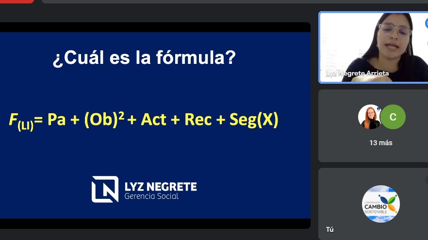 ccambioso's tweet photo. #EnEsteMomento / Participando en la sesión de fortalecimiento de @Innpactia "Planeación, objetivos, actividades, recursos y seguimientos son las variables clave para la formulación efectiva de proyectos" @Lyz_Negrete.

Gracias por la invitación.
#RumboAlaEquidadSocial https://t.co/6E9OaRJ0WY