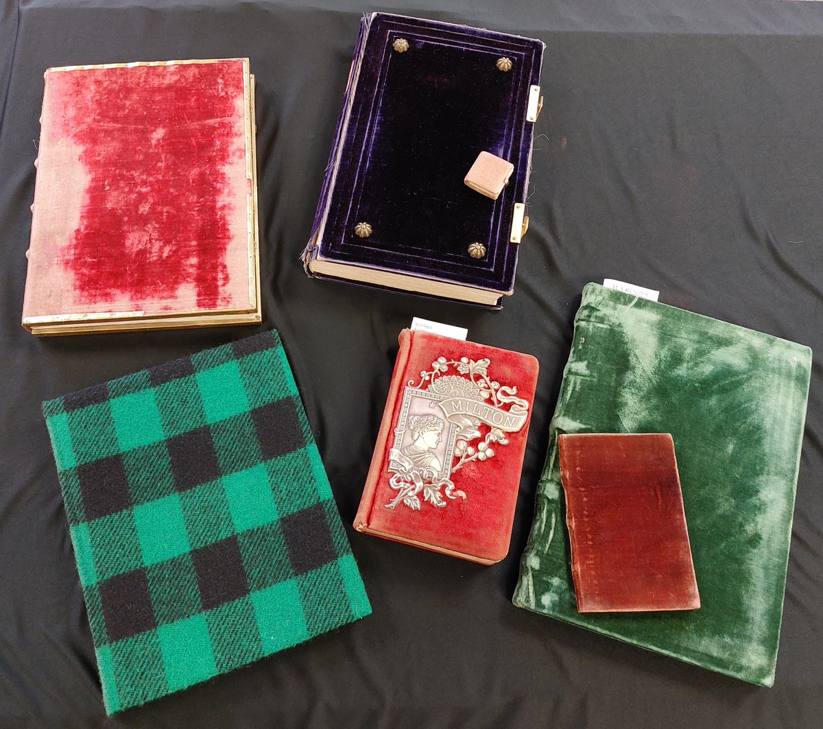 ☃️The RBML books were all dressed up in their finest velvet bindings when Uncle Jack (London) decided to crash the party in his best hipster flannel 🌲
So, what's the dress code for your books this holiday season?
 #rarebooks #velvetbinding #jacklondon #callofthewild