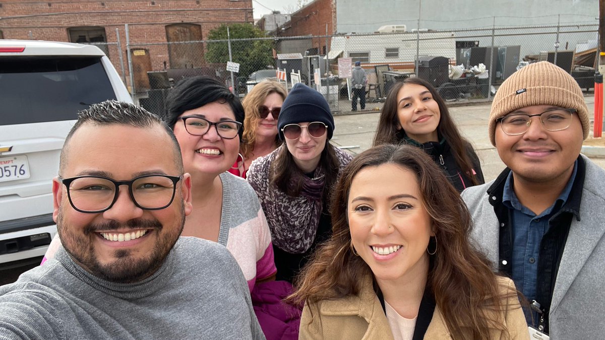 meli_fig's tweet photo. The @CaHSRA dream team making todays mural unveiling in @CityofFresno Chinatown a success! Love our team 🚄🎨 https://t.co/e0xQObzgww