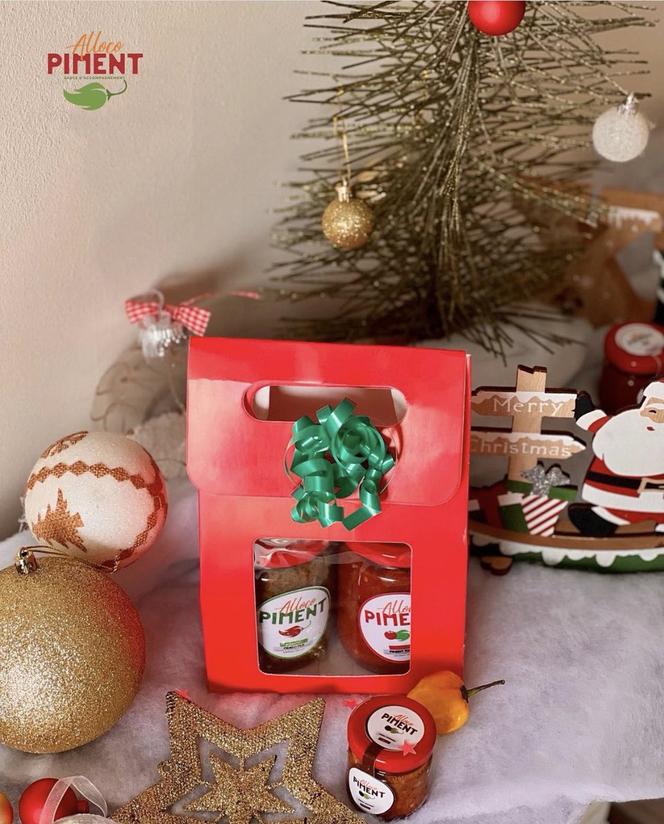UN NOËL SAVOUREUX 🌶️ 
Notre pack de Noël fait son come-back 🥳. Le pack est composé de deux saveurs à découvrir accompagné, de 2petites cuillères en bois. 

Pot : 250 ml 
Prix : 8000 fcfa
⚠️ édition limitée ⚠️

📲 225 0768660583 #packdenoel  #madeinciv🇨🇮#ivorianfood #piment
