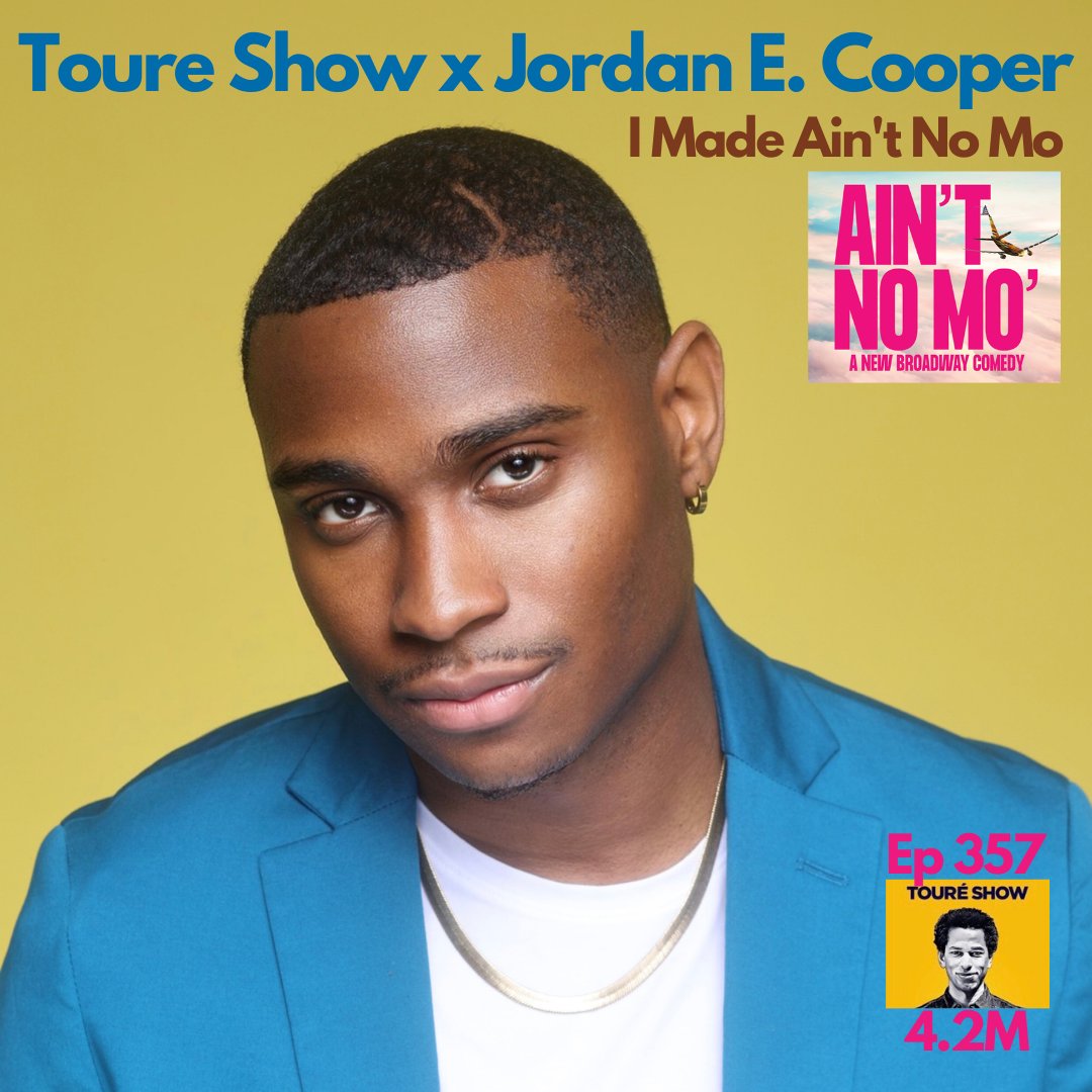Toure Show x Jordan E. Cooper. The creator and star of the hot Broadway play 'Ain't No Mo' talks about the play and the fight to save it. @JordanECooper_ @aintnomobway podcasts.apple.com/us/podcast/tou…