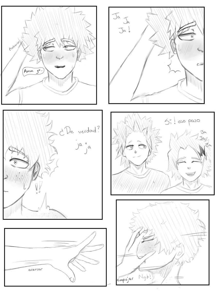 Yamekatty's tweet photo. Continuación del cómic bkdk🧡💚🔥 parte 3/(?) #BKDK #Deku #Bakugou #yaoi #nsfw_twt https://t.co/sEQ3q1tSKM
