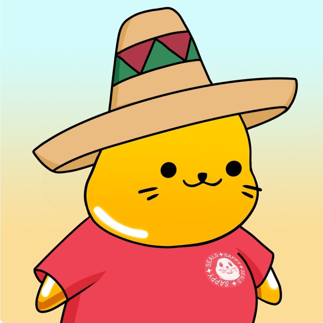 Gold Sombrero, meet Gold Sandogasa.  These <a href="/ThePlagueNFT/">The Plague Of Frogs 🐸</a> and <a href="/sappyseals/"></a> frens are gonna be besties.