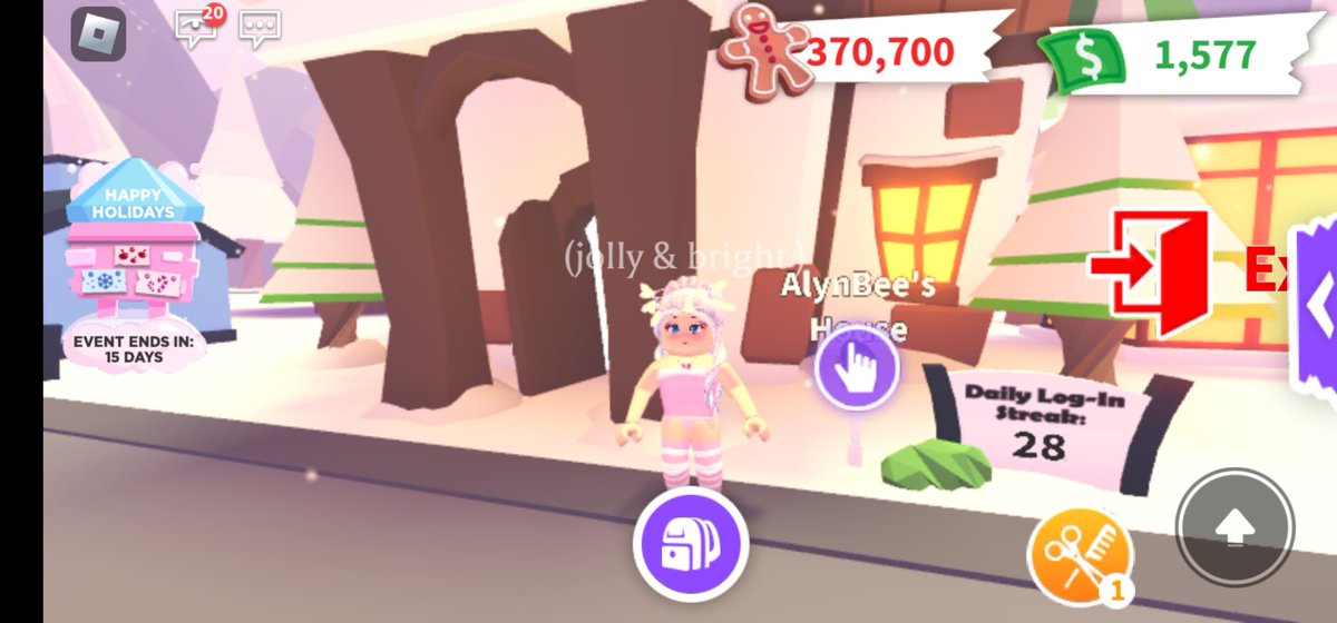 AlinSoria2's tweet photo. @PlayAdoptMe @MemeePlays @UpliftGames 28 days Log-In and I have open all the boxes in calendar so far, but I didn't get the sled l. Very sad about it
User name: AlynBee https://t.co/1J6NnoQx4C