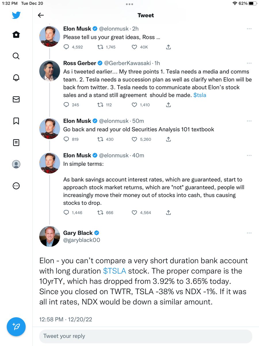 RicochetRowdy's tweet photo. This just keeps getting better. Gary Black has entered the conversation. $tsla https://t.co/VW3vghWTli