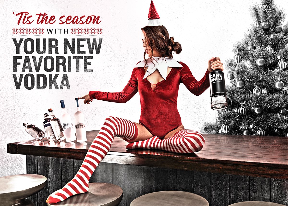 Only a few more days until your officialy done Elf on the Shelf duty! RUN to your closest liquor store for that much deserved drink. #ElfontheShelf #Vodka #Cocktail #ChristmasCocktail #SeasonalCocktail #NaughtyElf