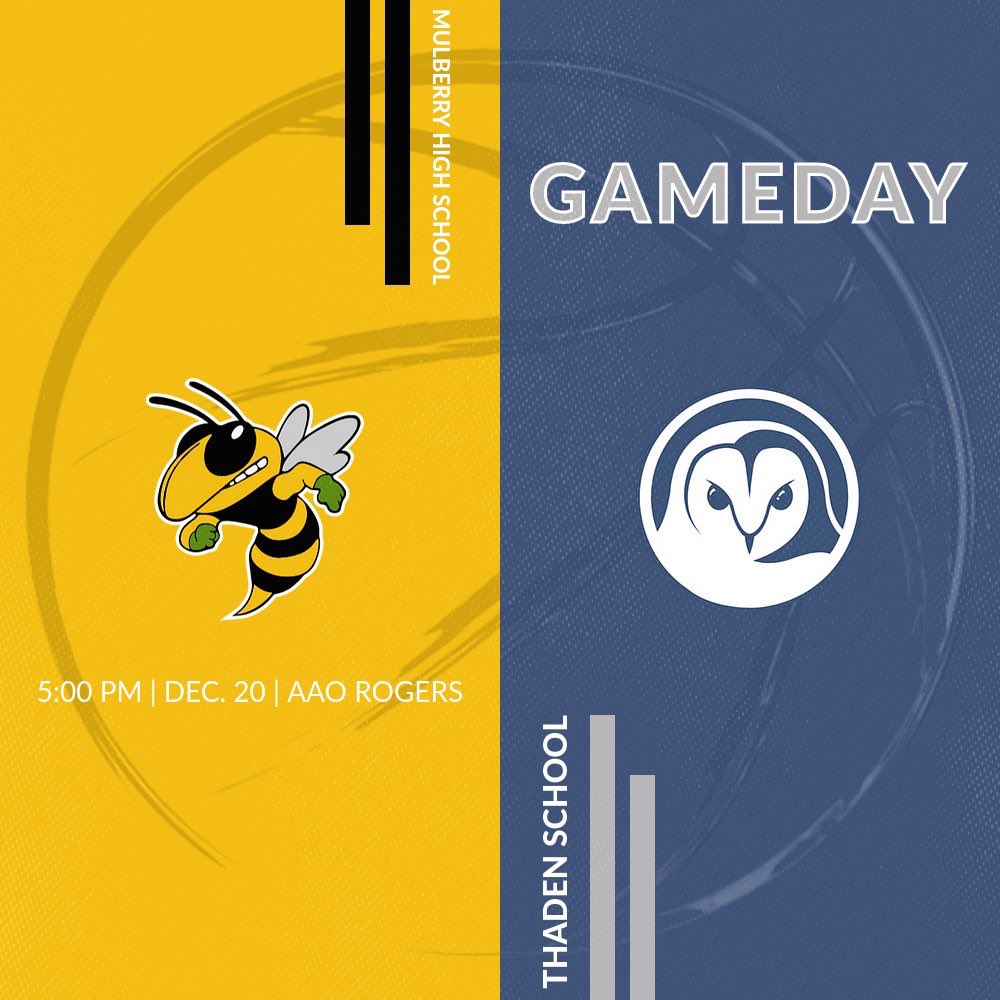 It’s Game-Day! Our last game of 2022. The Stormers face Mulberry. Jr. Boys (B) @ 5:00pm, Jr. Boys @ 5:30, Sr. Girls @ 6:30, Sr. Boys @ 7:45. #ThadenHoops #CStFlyers #GoStormers #FeartheOwl #TogetherWeFly