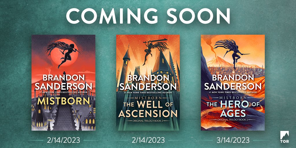 Trilogia Mistborn de Brandon Sanderson será publicada no Brasil