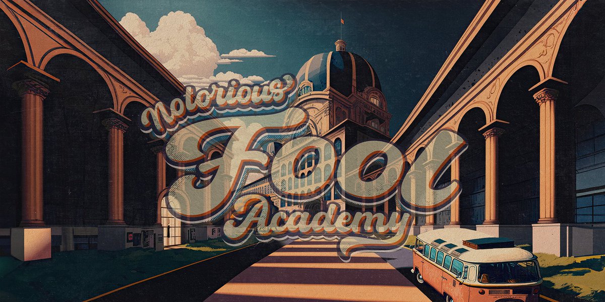 TheFoolAcademy's tweet photo. 1/ The imposing building at the end of the road overshadowed everything around it.
He gazed in awe, approaching the entrance wary of what he will find inside.
One thing was sure: the story of the academy was old but for him... it was new, it was inviting.

https://t.co/9TtWqf2BZY https://t.co/qBG6yIUouT
