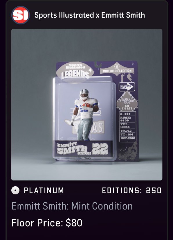 danielson781's tweet photo. Bought one box for $20 and scored a $80 NFT lgi #OneOf https://t.co/36qZoQm6cv