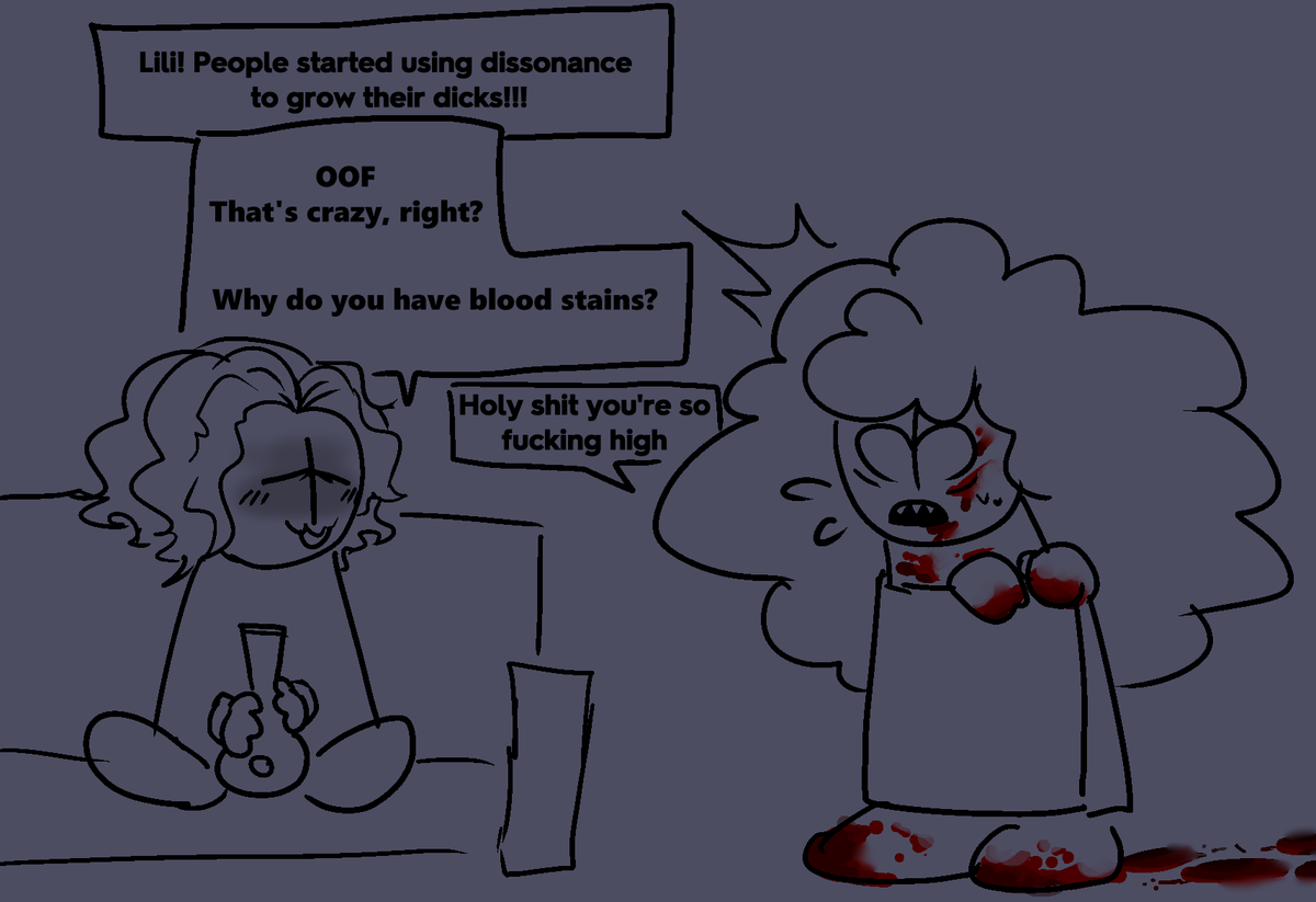 Micholanesa's tweet photo. //BLOOD IN SECOND PICTURE

NOOOO WHY WOULD YOU USE DISSONANCE FOR YOUR DICK FUCKING CRAZY ASS

finally OC content 
Eli belongs to @Labofdoddles 

#madnesscumbat #madnesscumback #gaynesscumback #fapnesscumbat #madnesscombatnsfw https://t.co/13vvJHzvHt