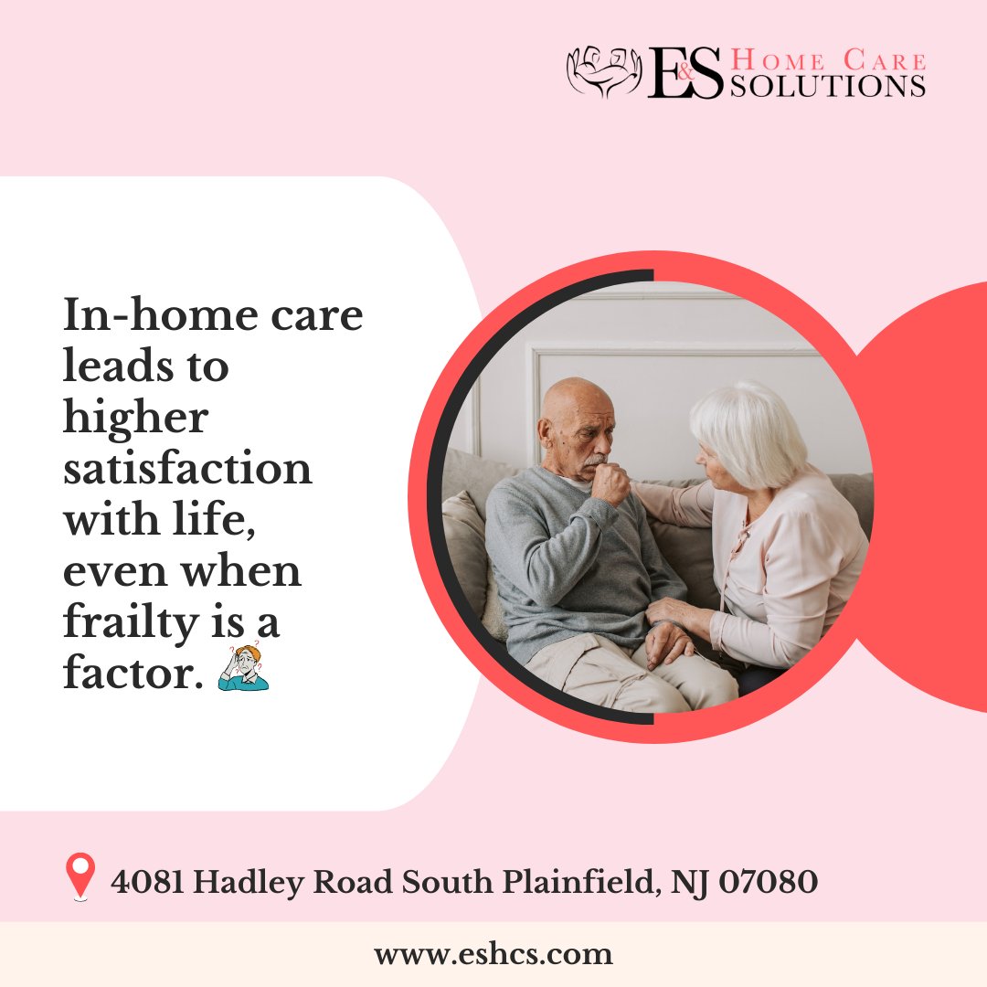 ESHomeCareS_'s tweet photo. In-home care leads to higher satisfaction with life, even when frailty is a factor.

We offer free home care consultation, please, call us +1-888-288-8826
#homecare #ElonMusk #election #care #elderly #nice #leader #support #life https://t.co/9v7RNXwObf