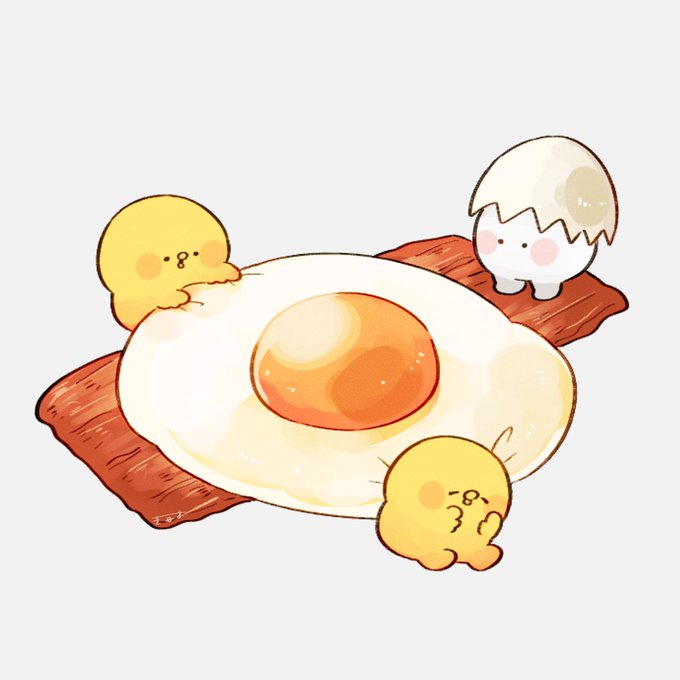 「鳥 目玉焼き」のTwitter画像/イラスト(新着)｜4ページ目