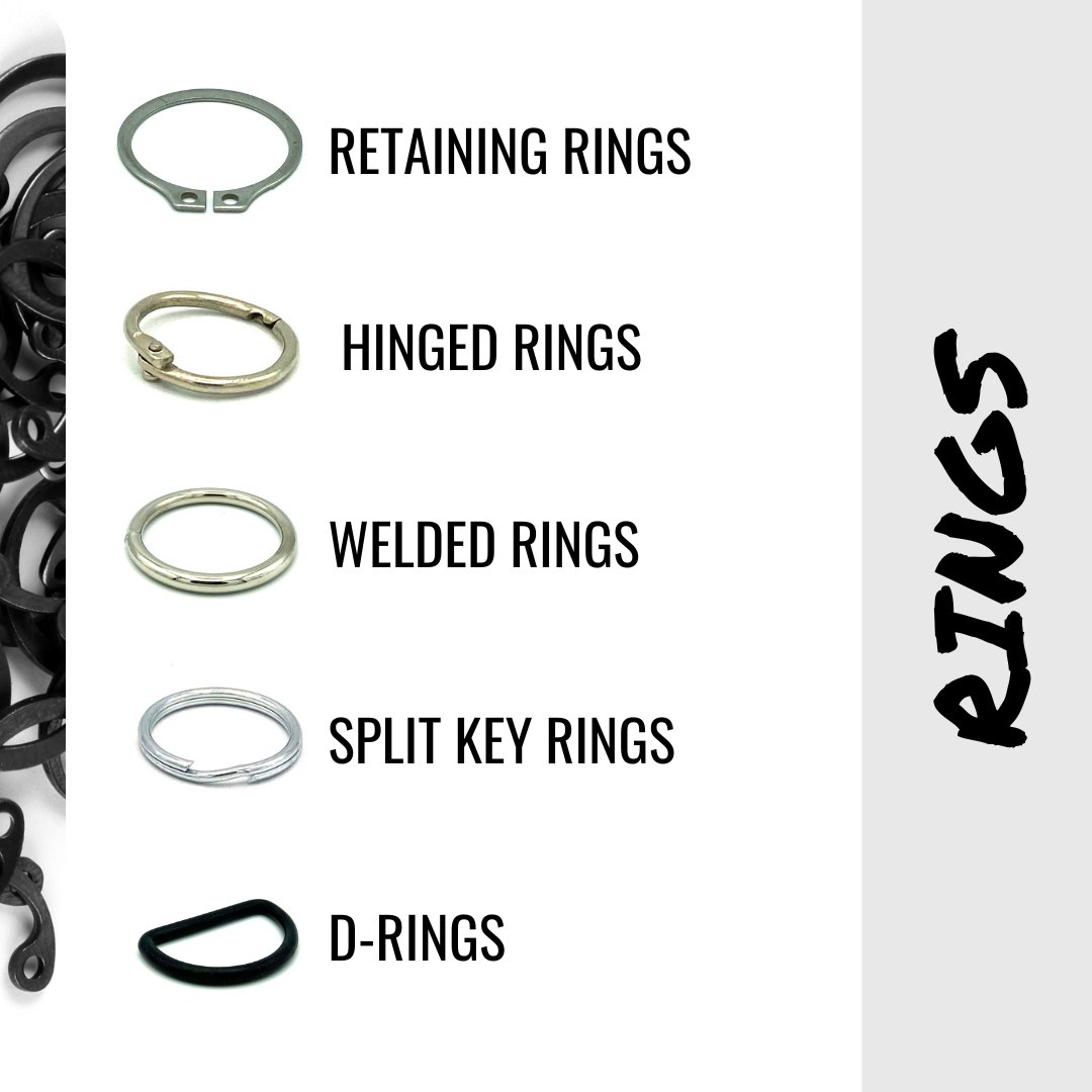 knappfasteners's tweet photo. Rings, rings, rings! Retaining (internal, external, etc), hinged, welded, split key, or d-rings are all available.

Let us know what you need and we'll send you a quote!
📧 sales@knappfast.com https://t.co/tk2YATdGdH