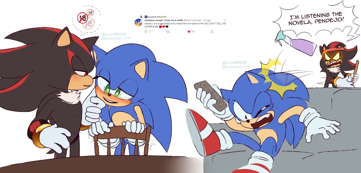 ShipsLucia's tweet photo. And more requests, Sonadow this time! https://t.co/IqsvWJAaWv