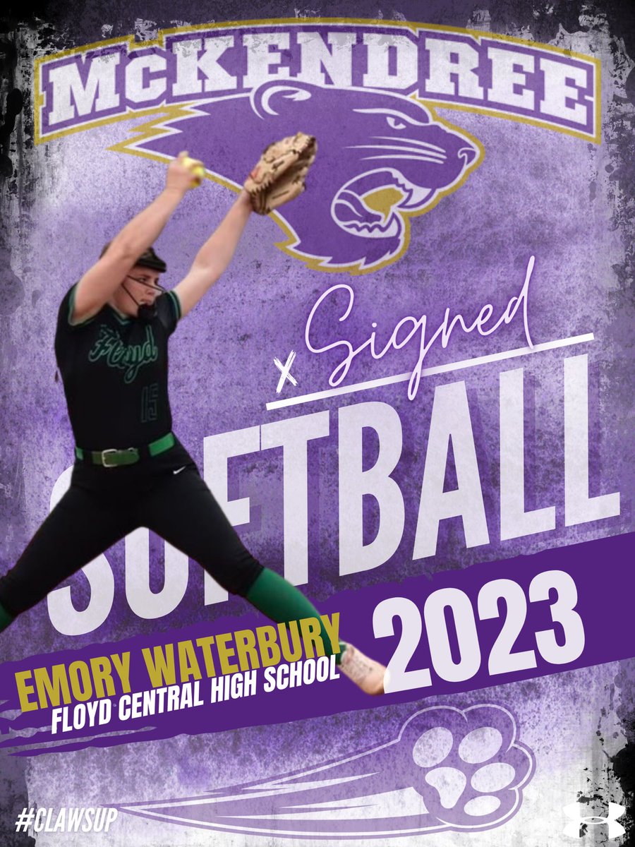 McKendreeSB's tweet photo. 𝒮𝒾𝑔𝓃𝑒𝒹!

Welcome to the Bearcat family,Emory Waterbury! @EmoryWaterbury 💜🐾 https://t.co/BLZiJBdlqr