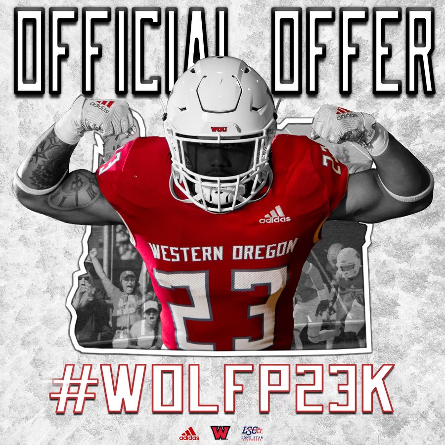 Thankful to receive an offer from Western Oregon @CoachManningWOU @ArneFerguson @RCarterTV @CoachMattMVP