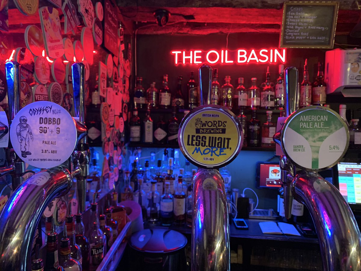 In good company at The Oil Basin! <a href="/Odysseybrewco/">Odyssey Brew Co</a> #GanderBrew