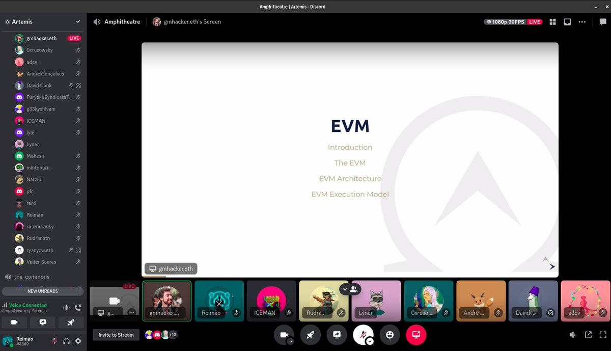 Artemis_HQ's tweet photo. And we are live!!! 🔥🔥🔥

Amazing to see so many people interested in diving into the EVM.

The future of this industry is bright ✨ https://t.co/TtBfu3bR9a