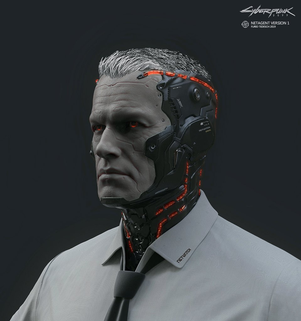 furiotedeschi's tweet photo. #Cyberpunk2077 Netwatch Agent Concept https://t.co/zLTMYPRUF2