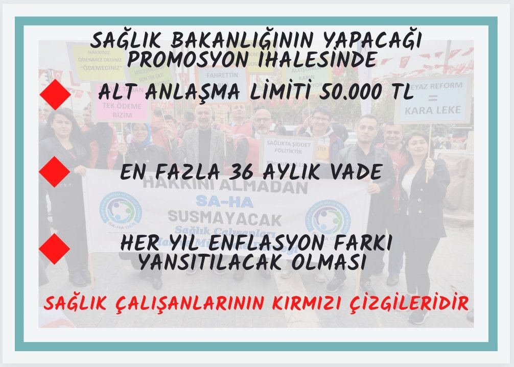 dyguerdal's tweet photo. Talep açık ve netti. 
Yetkililer tarafından daha açıklaması yapılmayan 25bin₺ peşin, geri kalan 4bin₺ nin taksitlere bölünüp üç yılda para puan olarak verileceğine dair yapılan promosyon haberinin neyine teşekkür ediyorsunuz? 
@turksagliksengm 
@sagliksen
#PromosyonFiyaskosu https://t.co/VhE3JMHLvL