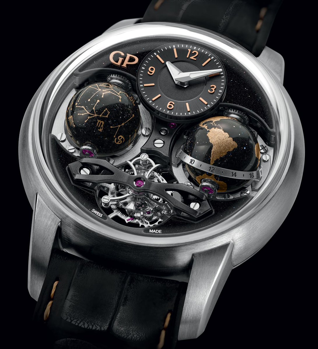 cotedesmontres's tweet photo. Pièces uniques #Cosmos signées @GirardPerregaux - La Cosmos entonne son chant du cygne…
3 versions uniques de ce modèle qui mettent en scène l’#aventurine, l’#obsidienne et l’#onyx, et enfin une combinaison de #spectrolite et d’aventurine.
https://t.co/hkpBhCrMIX https://t.co/4CnqDJ2DSE