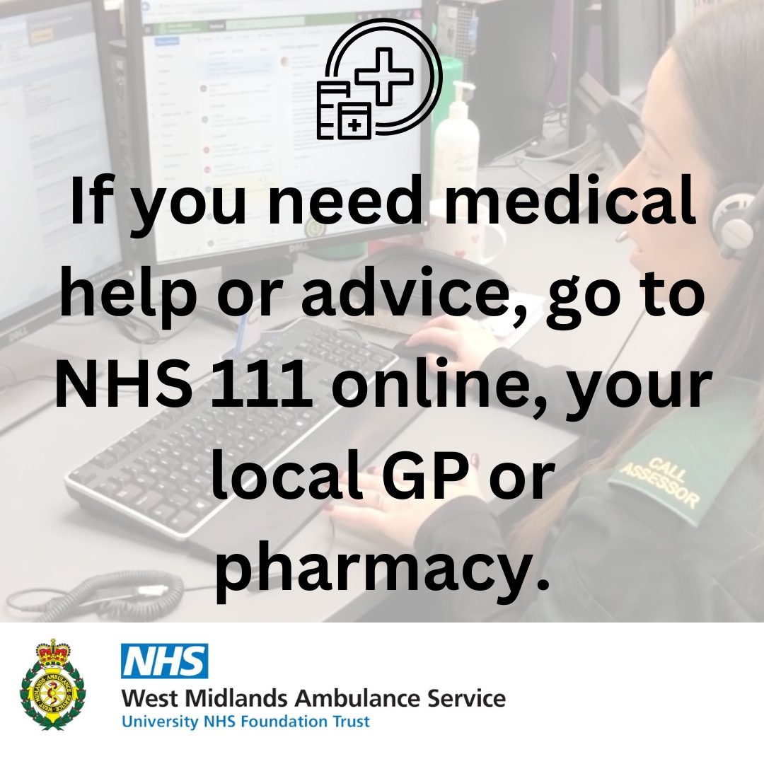 West Midlands Ambulance Service HelpUsHelpYou on Twitter "Patients