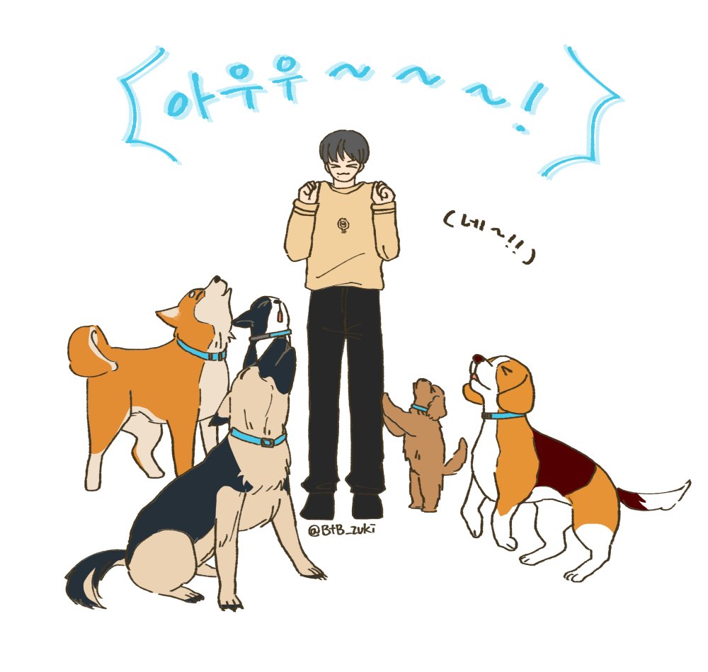 🐿 멜로디들이 과연 큰 응원소리를 보내줄까요?
🐕🐩🐺🐶🐕 (네~!~!) 

인간적으로 너무 귀여워서 그릴 수 밖에 없었습니다🥺
(강아지 캐해 내맘대로😂)
#비투비 #BTOB #두_번째_고백
#BTOB_TIME_Be_Together