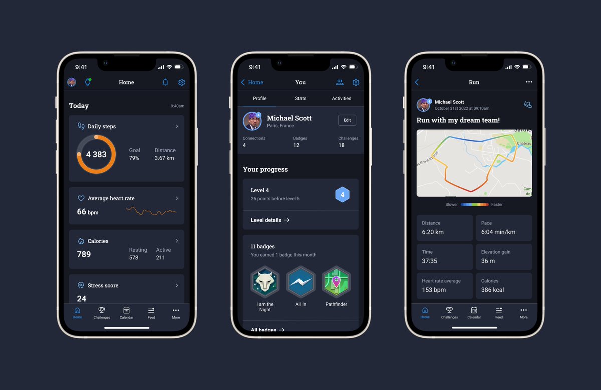 ngouard's tweet photo. I love sport and I love Garmin. I felt there was room for improvements on their mobile app so I worked on a side project to simplify Garmin Connect. See my research process and the result here 👉 https://t.co/RhX1Gm9z5C

#garmin #garminconnect #productdesign #uxresearch https://t.co/IxKMXbRj0E