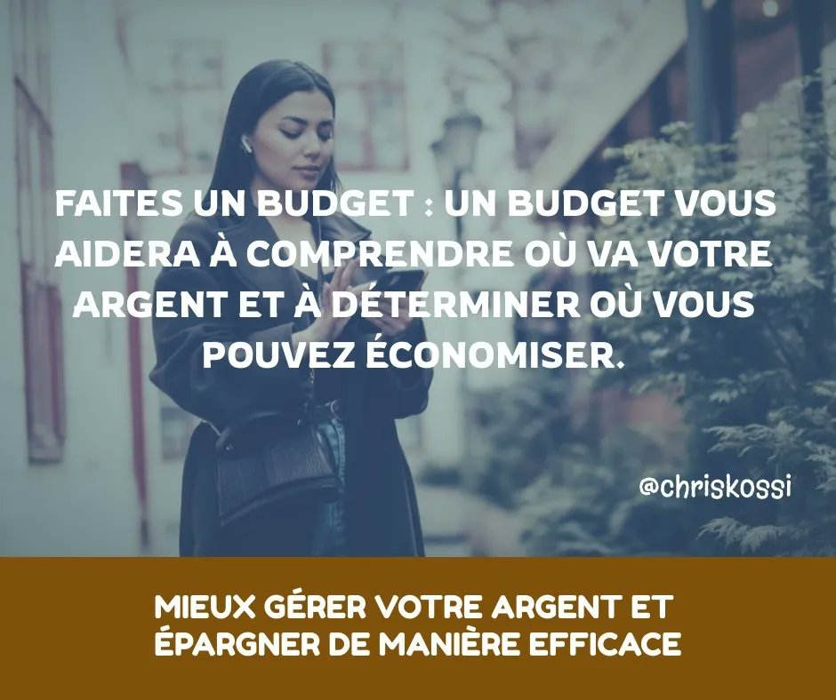 ChrisPlacktor's tweet photo. Mieux gérer votre argent et épargner de manière efficace: 

Faites un budget pour un suivi optimal de vos dépenses https://t.co/iIDSCcAWnS