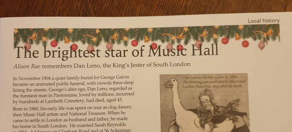 alisonmkrae's tweet photo. @musichallsoc I did a little piece in the ' local history' slot for the winter edition of @CamberwellSoc about #DanLeno and he featured on last week's @Culturlandscape tour for @OpenCityLondon Friends.
Happy Birthday, Dan ! 🎂 🎉🎭
#Panto #MusicHall https://t.co/oeKni704hm