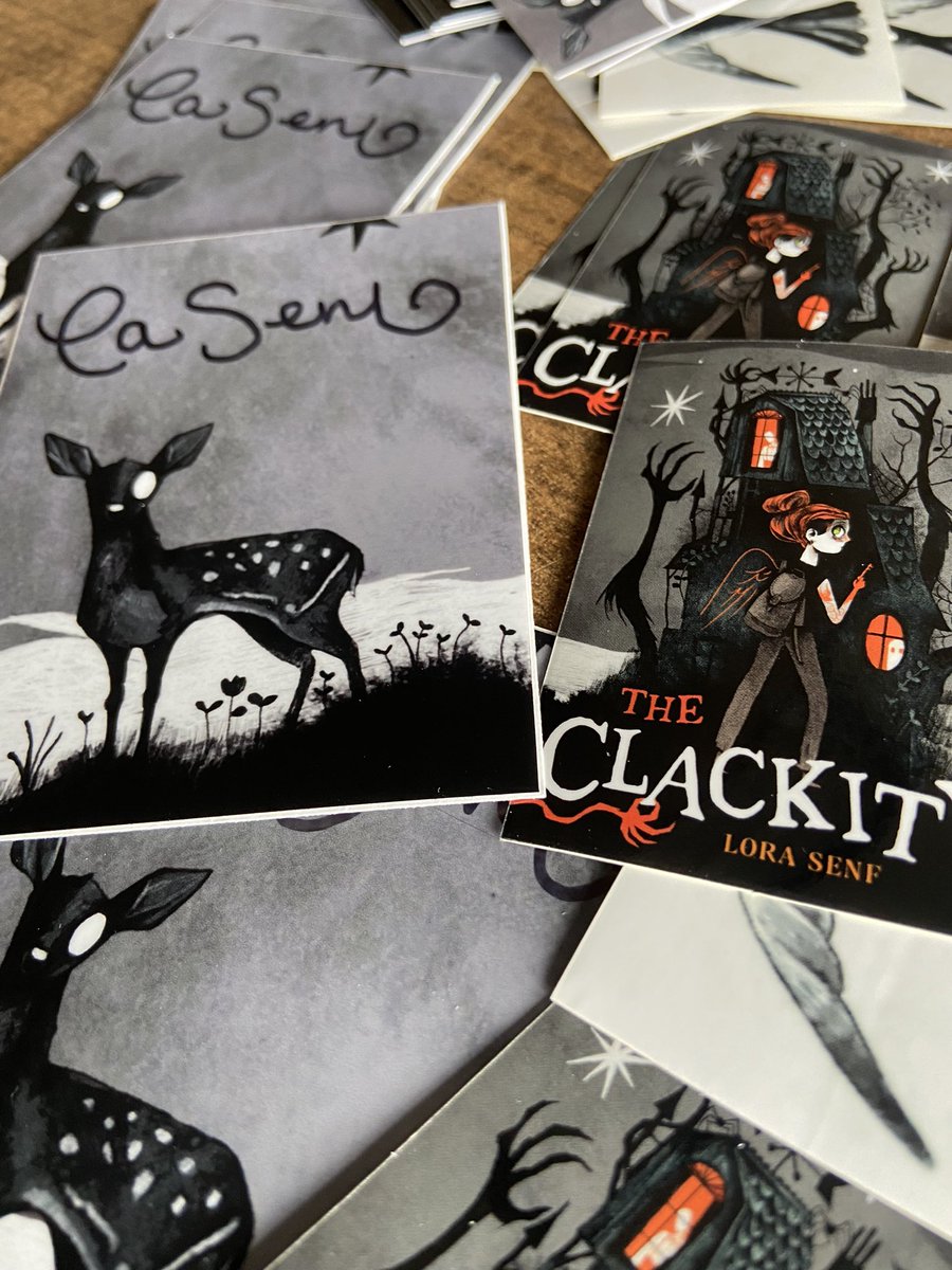 SarconaStephen's tweet photo. How cool are #writers? This cool. If you have not read #TheClackity, then what are you waiting for? It’s a perfect blend of mystery, #horror, but also a sweet story on the importance of family. Thanks again @Lora013 my students were so thankful! https://t.co/1Auzq7An8R