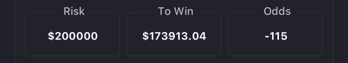 blazer_vegas's tweet photo. 🚨$200,000 LOCK OF LIFE🚨

THIS IS MY BIGGEST BET OF ALL TIME‼️

MY DATA HAS GREEN ALL ACROSS THE BOARD👀

Want the play❓⬇️
-Follow @blazer_vegas 
-Like AND Retweet
-Turn on notifications

GET THIS TWEET TO 300 LIKES AND RETWEETS AND ILL TWEET IT OUT FOR FREE

#GamblingTwitter https://t.co/baJaZ6NsQ6