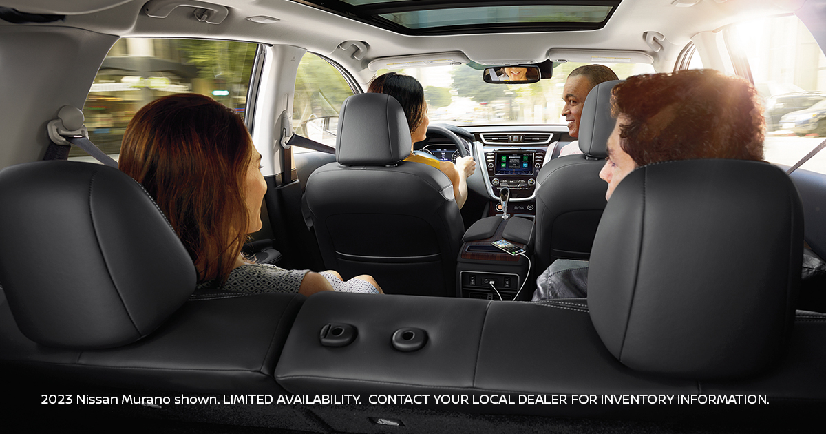 tristatenissan's tweet photo. An oasis for you, an escape for your crew. #2023NissanMurano

Support Local | Visit Us | Shop Online | Leave Us A Review | Tell A Friend |  It All Counts &amp; It All Matters https://t.co/xG6se8ktFL