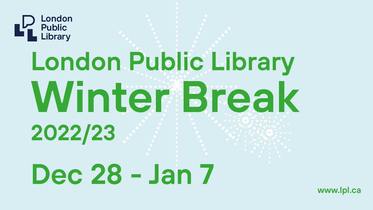 Drop in for fun programs for children and families over the Winter Break, #LdnOnt. We've got activities scheduled from December 28 - January 7 at our neighbourhood branches.  

Find drop in programs here: buff.ly/3G5dLZF