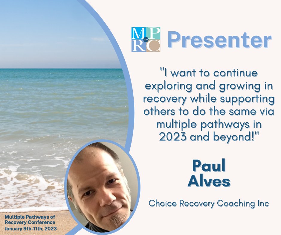 CCAR4Recovery's tweet photo. Paul Alves, Director of @ChoiceCoaching, is another #MPRCFL2023 presenter we are looking forward to learning from ๐
Will YOU be there?!
https://t.co/YNp0Ho2PbV
#recoveryconference #puntagorda #addictionrecovery https://t.co/fDUs1P2lWw