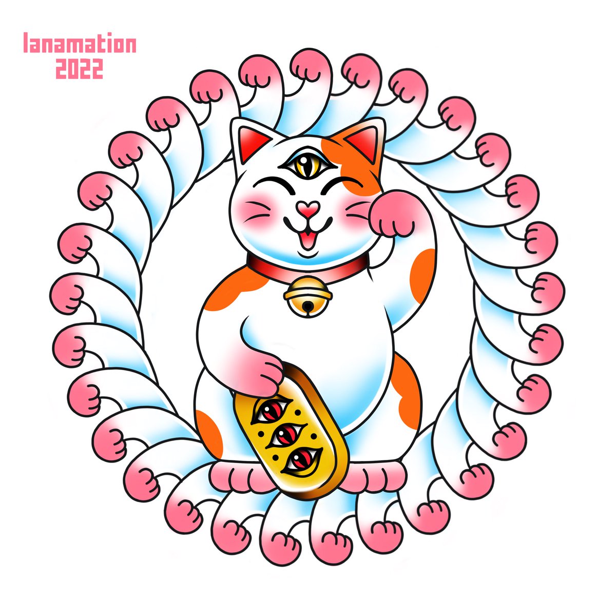 lanamation's tweet photo. ✨ Maneki-NekOphanim ✨ https://t.co/LuxTA8SG7q