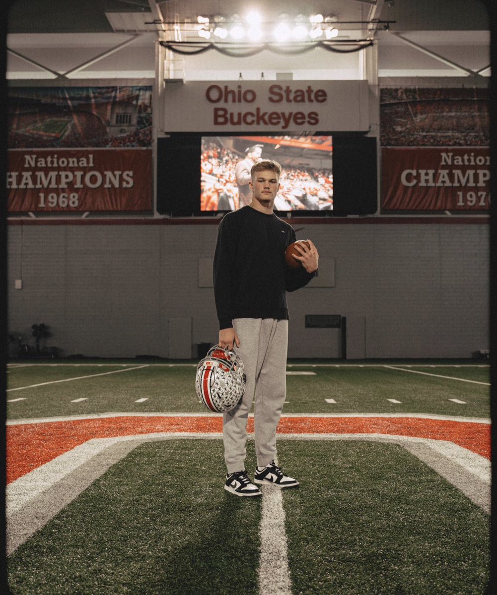 LincolnKienholz's tweet photo. Signing to The Ohio State University Wednesday morning at 7:30 am. All are welcome!! Go Buckeyes🌰 https://t.co/jJYhR97JIa