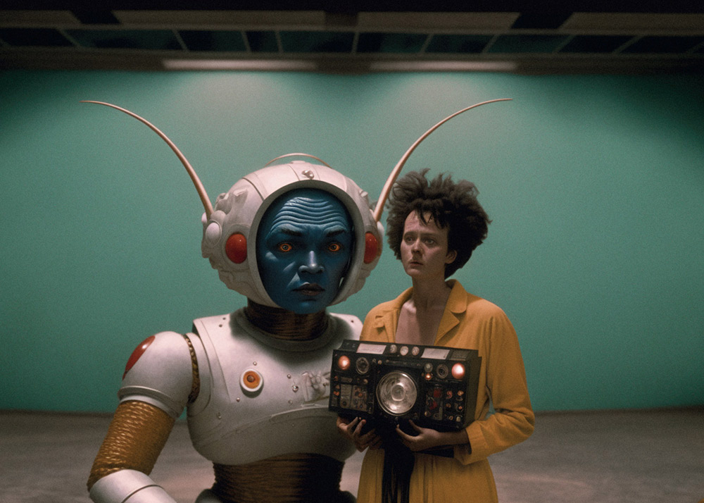 You know that feeling when you've been in Las Vegas for too long, and you end up with a dude like this. #hangover #LasVegas #AIArtwork