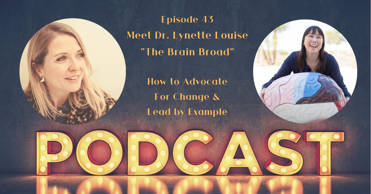 lynettelouise's tweet photo. The Legendary Leaders Podcast: Dr. Lynette Louise (“The Brain Broad”) - How to Advocate for Change and Lead by Example https://t.co/CfrAasHTtR
#advocate #HealingHumans https://t.co/kpzVbDkYEB