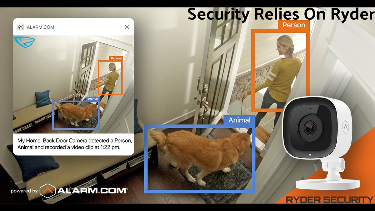 RyderSecurity's tweet photo. Our smart home technology allows video surveillance to differentiate between people &amp; animals. Hmm, I wonder what they classify Big Foot as?🤔

#smarthome #alarmsystem  #plymouthmi #smarthometech #smarthomesystem #detroit https://t.co/bZvp3autwM