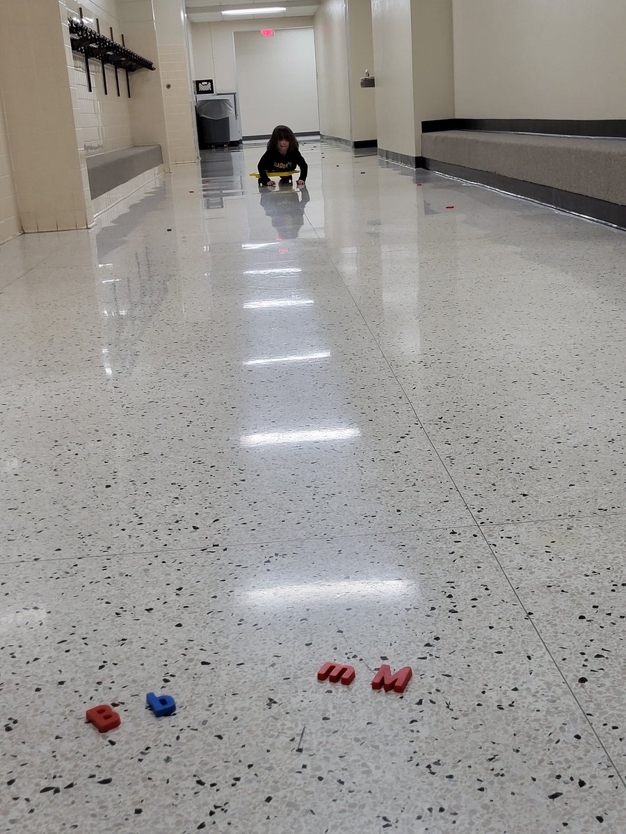 tkane627's tweet photo. Moving and learning! We got out the scooters to practice our letters and sounds. Lots of fun, laughs, and practice! #reedsvillesd https://t.co/qcOFs3aFJg