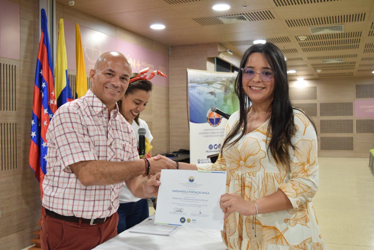 VEXUnimagdalena's tweet photo. Finalizamos nuestra primera versión de los Cursos de Pluridiversidad con Enfoque Basado en  Derechos y Mediación y Resolución de Conflictos, con 149 personas certificadas. Estos Cursos son una propuesta de #FormaciónContinua interdisciplinar de esta Casa de Estudios Superiores🎓 https://t.co/17Vzko9c6R