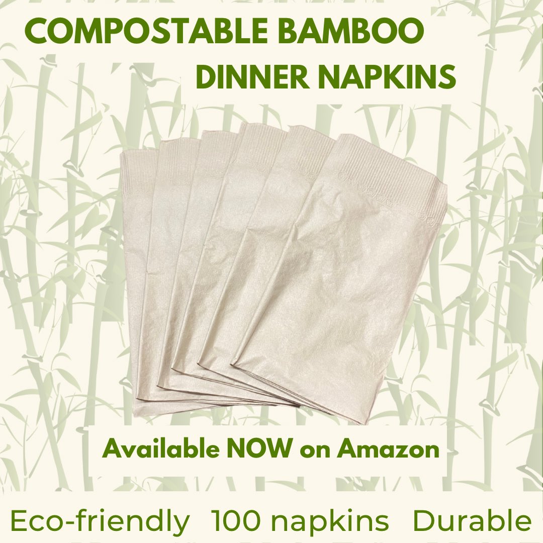 BTGHomeGoods's tweet photo. The perfect disposable and compostable napkins for your big holiday dinner! 💚🍽️

Order yours today! https://t.co/oTkd4rdW5Z https://t.co/d3aIMPi1yH