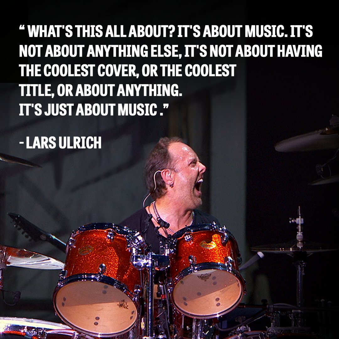 Happy birthday Lars Ulrich! The drummer turns 59 today. Keep rockin\ Lars! 